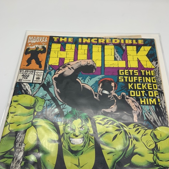 Vintage Marvel Comics 1992 The Incredible Hulk 402 Comic Book Bagged/Boarded! - Picture 7 of 8